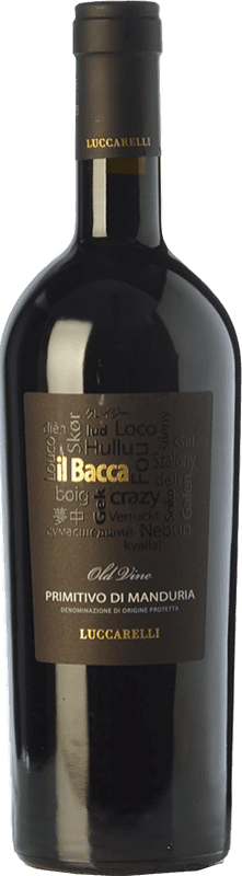 26,95 € Free Shipping | Red Wine Vigneti del Salento Luccarelli Il Bacca D.O.C. Primitivo di Manduria Puglia Italy Primitivo 75 cl