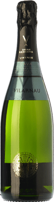 25,95 € 免费送货 | 白起泡酒 Vilarnau Vintage Brut Nature 大储备 D.O. Cava 加泰罗尼亚 西班牙 Macabeo, Chardonnay, Parellada 瓶子 75 cl