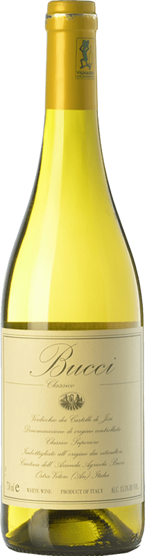 25,95 € Envío gratis | Vino blanco Villa Bucci Classico Bucci D.O.C. Verdicchio dei Castelli di Jesi Marche Italia Verdicchio Botella 75 cl