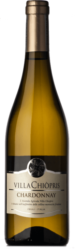 10,95 € Spedizione Gratuita | Vino bianco Villa Chiòpris D.O.C. Friuli Grave Friuli-Venezia Giulia Italia Chardonnay Bottiglia 75 cl