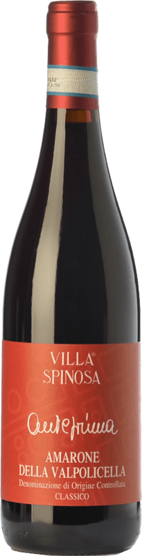 45,95 € Kostenloser Versand | Rotwein Villa Spinosa Anteprima D.O.C.G. Amarone della Valpolicella Venetien Italien Corvina, Corvinone Flasche 75 cl