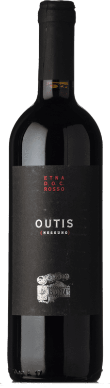 35,95 € Envio grátis | Vinho tinto Vini Biondi Outis Rosso D.O.C. Etna Sicília Itália Nerello Mascalese, Nerello Cappuccio Garrafa 75 cl