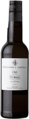 24,95 € Free Shipping | Fortified wine Fernando de Castilla Classic Fino en Rama D.O. Jerez-Xérès-Sherry Andalusia Spain Palomino Fino Half Bottle 37 cl