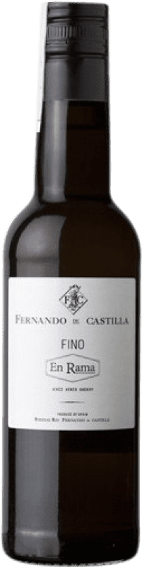 18,95 € Envio grátis | Vinho fortificado Fernando de Castilla Classic Fino en Rama D.O. Jerez-Xérès-Sherry Andaluzia Espanha Palomino Fino Meia Garrafa 37 cl