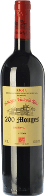 57,95 € 送料無料 | 赤ワイン Vinícola Real 200 Monges 予約 D.O.Ca. Rioja ラ・リオハ スペイン Tempranillo, Graciano, Mazuelo ボトル 75 cl