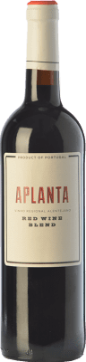 8,95 € Free Shipping | Red wine Vinos del Atlántico Aplanta Crianza I.G. Alentejo Alentejo Portugal Grenache Tintorera, Aragonez Bottle 75 cl