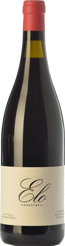 34,95 € Kostenloser Versand | Rotwein Vinos del Atlántico Elo Alterung D.O. Yecla Region von Murcia Spanien Monastrell Flasche 75 cl