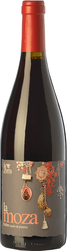 21,95 € Kostenloser Versand | Rotwein Vinos La Zorra La Moza Crianza — Kurze Fassreifung D.O.P. Vino de Calidad Sierra de Salamanca Kastilien und León Spanien Rufete Flasche 75 cl
