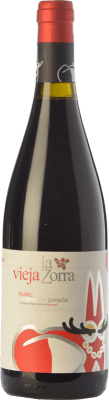 19,95 € Kostenloser Versand | Rotwein Vinos La Zorra La Vieja Alterung D.O.P. Vino de Calidad Sierra de Salamanca Kastilien und León Spanien Tempranillo, Grenache, Rufete Flasche 75 cl