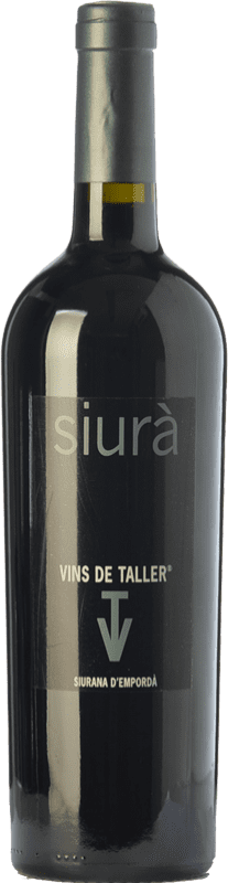 18,95 € Free Shipping | Red wine Vins de Taller Siurà Aged Spain Merlot, Marcelan Bottle 75 cl
