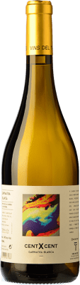 17,95 € Free Shipping | White wine Vins del Tros Cent x Cent Crianza D.O. Terra Alta Catalonia Spain Grenache White Bottle 75 cl