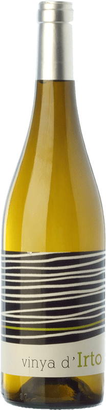 7,95 € Spedizione Gratuita | Vino bianco Vinya d'Irto Blanc D.O. Terra Alta Catalogna Spagna Grenache Bianca, Viognier, Macabeo Bottiglia 75 cl