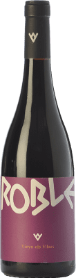 9,95 € 免费送货 | 红酒 Els Vilars Roure 年轻的 D.O. Costers del Segre 加泰罗尼亚 西班牙 Merlot, Syrah 瓶子 75 cl