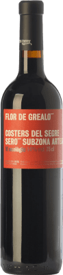 24,95 € Free Shipping | Red wine Vinya L'Hereu Flor de Grealó Crianza D.O. Costers del Segre Catalonia Spain Merlot, Syrah, Cabernet Sauvignon Bottle 75 cl
