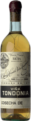 148,95 € Spedizione Gratuita | Vino Bianco López de Heredia Viña Tondonia Gran Riserva D.O.Ca. Rioja La Rioja Spagna Viura, Malvasia Bottiglia 75 cl