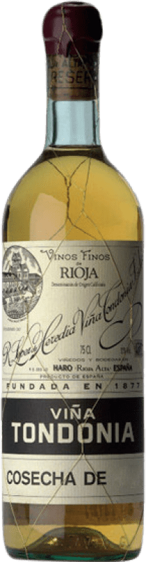 158,95 € Free Shipping | White wine López de Heredia Viña Tondonia Blanco Gran Reserva 2001 D.O.Ca. Rioja The Rioja Spain Viura, Malvasía Bottle 75 cl
