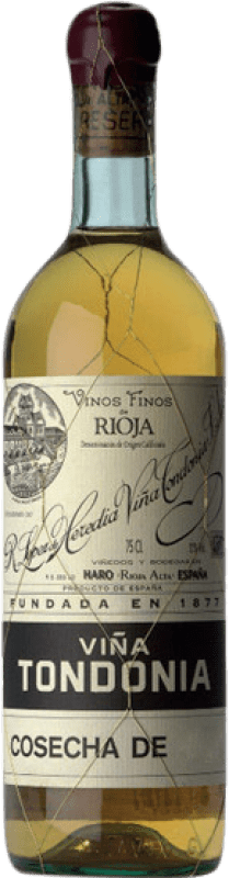 166,95 € Free Shipping | White wine López de Heredia Viña Tondonia Blanco Grand Reserve D.O.Ca. Rioja The Rioja Spain Viura, Malvasía Bottle 75 cl