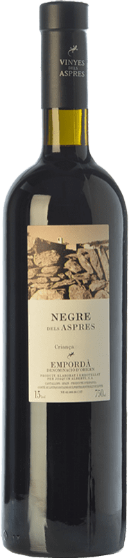 23,95 € 送料無料 | 赤ワイン Aspres Crianza — クリアンサ D.O. Empordà カタロニア スペイン Garnacha — グルナッシュ, Cabernet Sauvignon — カベルネ・ソーヴィニヨン, Cariñena — カリニャン 75 cl