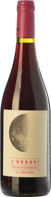 15,95 € Free Shipping | Red Wine Vinyes d'en Gabriel L'Heravi Young D.O. Montsant Catalonia Spain Syrah — Shiraz, Garnacha — Grenache, Cariñena — Carignan Bottle 75 cl