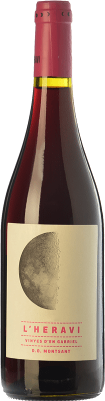 9,95 € Kostenloser Versand | Rotwein Vinyes d'en Gabriel L'Heravi Jung D.O. Montsant Katalonien Spanien Syrah, Grenache, Carignan Flasche 75 cl