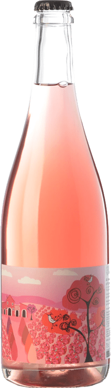 21,95 € 免费送货 | 玫瑰气泡酒 Vinyes Singulars Ancestral Al Rosa l'Amor S'hi Posa 西班牙 Monastrell, Macabeo, Xarel·lo 瓶子 75 cl