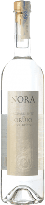 15,95 € Envio grátis | Aguardente Orujo Viña Nora Blanco D.O. Orujo de Galicia Galiza Espanha Garrafa 70 cl