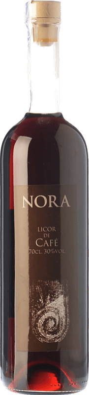 8,95 € Kostenloser Versand | Kräuterlikör Viña Nora Licor de Café D.O. Orujo de Galicia Galizien Spanien Flasche 70 cl