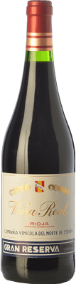 28,95 € Free Shipping | Red wine Viña Real Gran Reserva D.O.Ca. Rioja The Rioja Spain Tempranillo, Grenache, Graciano, Mazuelo Bottle 75 cl