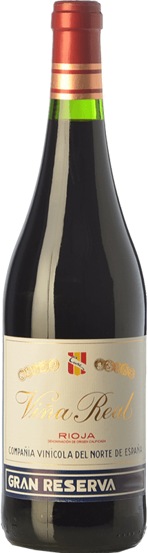 54,95 € Kostenloser Versand | Rotwein Viña Real Große Reserve D.O.Ca. Rioja La Rioja Spanien Tempranillo, Grenache, Graciano, Mazuelo Flasche 75 cl