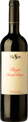 66,95 € Free Shipping | Red wine Viña Sastre Pago de Santa Cruz Aged D.O. Ribera del Duero Castilla y León Spain Tempranillo Bottle 75 cl