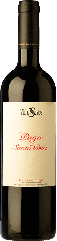 39,95 € Free Shipping | Red wine Viña Sastre Pago de Santa Cruz Crianza D.O. Ribera del Duero Castilla y León Spain Tempranillo Bottle 75 cl