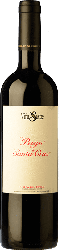 71,95 € Spedizione Gratuita | Vino Rosso Viña Sastre Pago de Santa Cruz Crianza — Invecchiato in Botte D.O. Ribera del Duero Castilla y León Spagna Tempranillo Bottiglia 75 cl