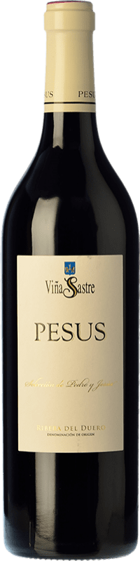 449,95 € Бесплатная доставка | Красное вино Viña Sastre Pesus Резерв D.O. Ribera del Duero Кастилия-Леон Испания Tempranillo, Merlot, Cabernet Sauvignon бутылка 75 cl