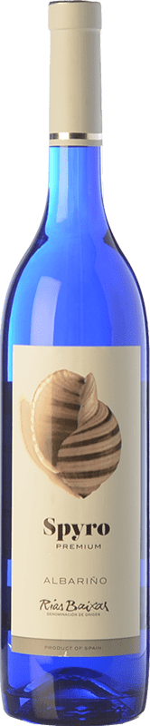 14,95 € Envio grátis | Vinho branco Viña Sobreira Spyro Premium Viñas Viejas D.O. Rías Baixas Galiza Espanha Albariño Garrafa 75 cl