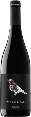 12,95 € Бесплатная доставка | Красное вино Viña Zorzal Молодой D.O. Navarra Наварра Испания Graciano бутылка 75 cl
