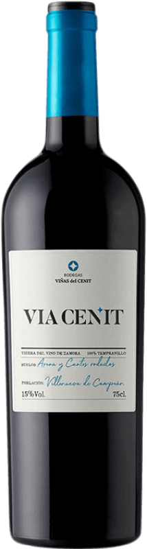 19,95 € Бесплатная доставка | Красное вино Viñas del Cénit Via Crianza — Крианса D.O. Tierra del Vino de Zamora Кастилия-Леон Испания Tempranillo — Темпранильо Бутылка 75 cl