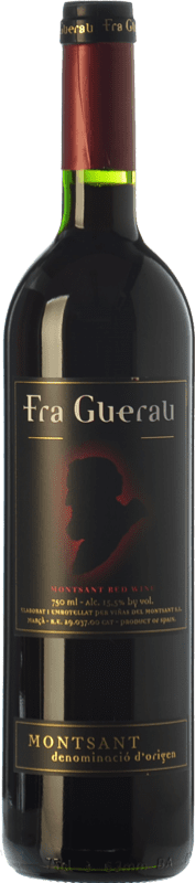 8,95 € Free Shipping | Red Wine Viñas del Montsant Fra Guerau Crianza — Aged D.O. Montsant Catalonia Spain Tempranillo, Merlot, Syrah — Shiraz, Garnacha — Grenache, Cabernet Sauvignon, Torrontés Bottle 75 cl