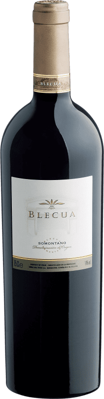 97,95 € Бесплатная доставка | Красное вино Viñas del Vero Blecua Crianza — Крианса D.O. Somontano Арагон Испания Tempranillo — Темпранильо, Merlot — Мерло, Syrah — Сира, Cabernet Sauvignon — Каберне Совиньон Бутылка 75 cl