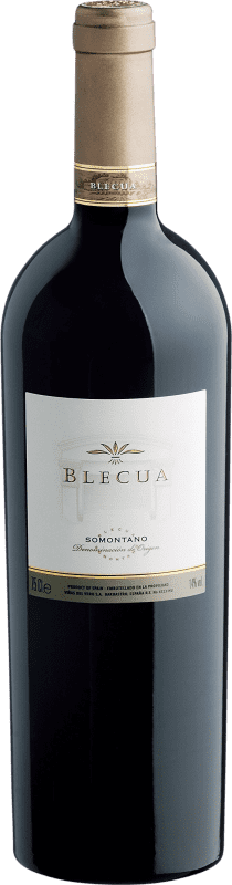 96,95 € Kostenloser Versand | Rotwein Viñas del Vero Blecua Alterung D.O. Somontano Aragón Spanien Tempranillo, Merlot, Syrah, Cabernet Sauvignon Flasche 75 cl