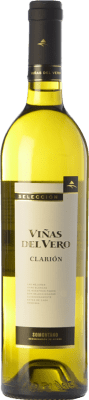 13,95 € Envio grátis | Vinho Branco Viñas del Vero Clarión D.O. Somontano Aragão Espanha Chardonnay, Gewürztraminer 75 cl