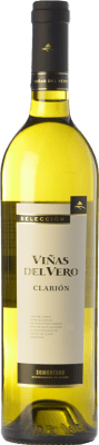 12,95 € Envio grátis | Vinho branco Viñas del Vero Clarión D.O. Somontano Aragão Espanha Chardonnay, Gewürztraminer Garrafa 75 cl