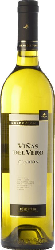 12,95 € Envio grátis | Vinho branco Viñas del Vero Clarión D.O. Somontano Aragão Espanha Chardonnay, Gewürztraminer Garrafa 75 cl