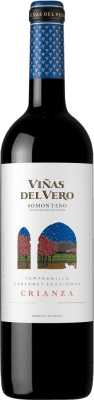 8,95 € Free Shipping | Red wine Viñas del Vero Aged D.O. Somontano Aragon Spain Tempranillo, Cabernet Sauvignon Bottle 75 cl