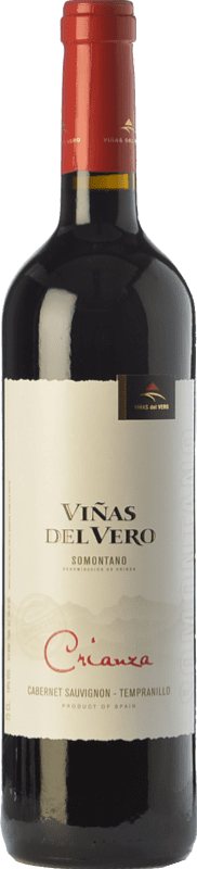 8,95 € Бесплатная доставка | Красное вино Viñas del Vero Crianza — Крианса D.O. Somontano Арагон Испания Tempranillo — Темпранильо, Cabernet Sauvignon — Каберне Совиньон Бутылка Магнум 1,5 L