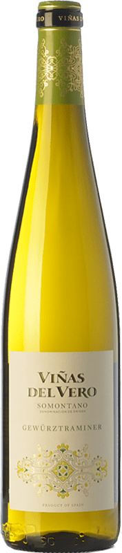 10,95 € Free Shipping | White wine Viñas del Vero D.O. Somontano Aragon Spain Gewürztraminer Bottle 75 cl