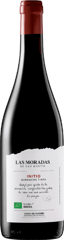 18,95 € Kostenloser Versand | Rotwein Viñedos de San Martín Las Moradas Initio Alterung D.O. Vinos de Madrid Gemeinschaft von Madrid Spanien Grenache Flasche 75 cl
