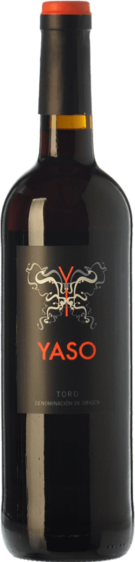9,95 € Spedizione Gratuita | Vino rosso Viñedos de Yaso Giovane D.O. Toro Castilla y León Spagna Tinta de Toro Bottiglia 75 cl