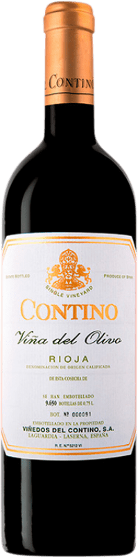 81,95 € Free Shipping | Red wine Viñedos del Contino Viña del Olivo Aged D.O.Ca. Rioja The Rioja Spain Tempranillo, Graciano Bottle 75 cl