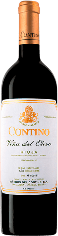 86,95 € Kostenloser Versand | Rotwein Viñedos del Contino Viña del Olivo Alterung D.O.Ca. Rioja La Rioja Spanien Tempranillo, Graciano Flasche 75 cl