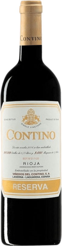 36,95 € Бесплатная доставка | Красное вино Viñedos del Contino Резерва D.O.Ca. Rioja Ла-Риоха Испания Tempranillo — Темпранильо, Garnacha — Гренаш, Graciano — Грасиано, Mazuelo — Масуэло 75 cl